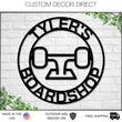 Load image into Gallery viewer, Skateboard Metal Sign, Skateboarding Sign, Skateboard Decor, Skater Gift, Skateboard Wall Art, Teenage Gift, Skateboard Art, Skate shop Sign