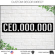 Load image into Gallery viewer, Motivational Sign, Entrepreneur Sign, CEO Sign, Sign For Entrepreneur, Motivational decor, Metal Sign, CEO,000,000 Sign, Millionaire Sign