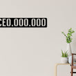 Load image into Gallery viewer, Motivational Sign, Entrepreneur Sign, CEO Sign, Sign For Entrepreneur, Motivational decor, Metal Sign, CEO,000,000 Sign, Millionaire Sign