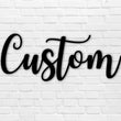 Load image into Gallery viewer, Custom Text Metal Sign