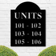 Load image into Gallery viewer, Apartment Unit Custom Metal Sign