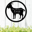 Load image into Gallery viewer, Goat Farm Name Custom Metal Sign