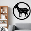 Load image into Gallery viewer, Goat Farm Name Custom Metal Sign