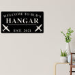 Load image into Gallery viewer, Personalized Fathers day Gift, Sign for Dad, Airplane Hangar Sign, Personalized Pilot Name Sign, Aviation Lover, Personalized Airplane Sign