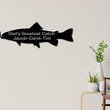 Load image into Gallery viewer, Black Friday, Cyber Monday Sale, Fish Sign, Fishing Sign, Gift for Husband, personalized sig, personalized fishing sign, Dads Greatest Catch