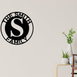 Load image into Gallery viewer, Personalized Name Metal Sign, Metal Name Sign, Housewarming gift, Wedding gift, Door hanger, Initial Wall Decor, Last Name Sign