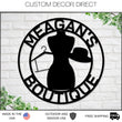 Load image into Gallery viewer, Boutique Sign, Boutique Business Sign, Fashion Store Sign, Clothing Store Sign, Sign for Business, Metal sign, Custom Boutique Sign, Sign