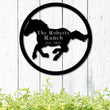 Load image into Gallery viewer, Horse Ranch Name Custom Metal Sign