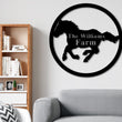 Load image into Gallery viewer, Horse Ranch Name Custom Metal Sign