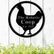 Load image into Gallery viewer, Chicken Coop Name Custom Metal Sign