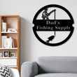 Load image into Gallery viewer, Fishing Name Custom Metal Sign