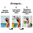 Load image into Gallery viewer, Beer Poster, Custom Beer Poster, Beer Poster Printed, Your Picture Print Poster, Custom Print Poster, Gift for Boyfriend, Beer Poster Trend