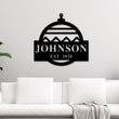 Load image into Gallery viewer, Last Name Christmas Custom Metal Sign