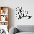 Load image into Gallery viewer, Happy Holidays Christmas Custom Metal Sign