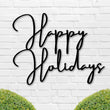 Load image into Gallery viewer, Happy Holidays Christmas Custom Metal Sign