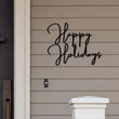 Load image into Gallery viewer, Happy Holidays Christmas Custom Metal Sign