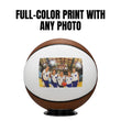 Load image into Gallery viewer, Custom Basketball, Personalized basketball, Basketball team Picture, Player Sport Gift, Basketball lover, Coach Gift. Photo Player name,
