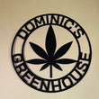 Load image into Gallery viewer, Personalized Marijuana Sign, Weed Metal Wall Decor, Marijuana Dispensary Sign, Cannabis Wall Art, Marijuana Leaf Metal Sign, Stoners Smokers