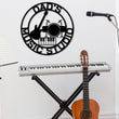 Load image into Gallery viewer, Custom Music Room Sign, Music Studio Metal Sign, Personalized Music Decor, Musical Instruments Sign, Musician Gift, Guitar Drums Keyboard