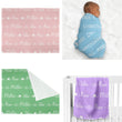 Load image into Gallery viewer, Personalized Baby Name Blanket, Baby Swaddle, boy girl, Custom Blanket Baby Newborn Gift, Name Swaddle, Baby Shower Gift, Minky, Initials