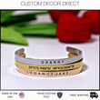 Load image into Gallery viewer, Personalize Bracelet, Name Jewelry, Custom Text, Customized Cuff, Bracelet, Gift for Mom Gf, Engraved Cuff, Personalized Christmas Gift
