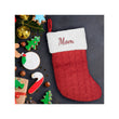 Load image into Gallery viewer, Personalized Christmas stocking embroidered, Knit Stocking, Monogram Holiday Stocking with Name, Christmas Gift