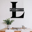 Load image into Gallery viewer, Personalized Letter Family Name Metal Sign, Last Name Sign, Initial, Metal Monogram, Door Hanger, Housewarming Gift, Wedding Monogram