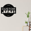 Load image into Gallery viewer, Travel sign, Adventure sign, Cabin Metal Sign, Rock Climbing Biking Hiking Skating Themed Sign, Traveler gift, Snowboarding, Cool decor