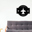 Load image into Gallery viewer, Personalize Airforce Sign, Airforce Graduation gift, Piolot Sign, Jet Aircraft Sign, Metal Sign, Military Branch Sign, Retirement Gift, USAF