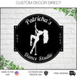 Load image into Gallery viewer, Personalized Pole Dancer Sign, Dance Studio Metal Sign, Custom Pole Dancer Sign, Dancer Gift, Club Metal Sign, Bar sign Decor