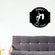 Load image into Gallery viewer, Personalized Pole Dancer Sign, Dance Studio Metal Sign, Custom Pole Dancer Sign, Dancer Gift, Club Metal Sign, Bar sign Decor