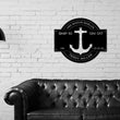 Load image into Gallery viewer, Navy Graduation gift, Personalize Navy Anchor Sign, PIR Sign, Boot camp Graduation, Metal Sign, Military Branch Sign, Pass In Review, USN