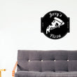 Load image into Gallery viewer, Personalized Pizza Sign, Pizza Shop Sign, Pizza Shop Decor, Custom Pizza Shop Sign, Pizza Stand Open Sign, Business Pizza Sign