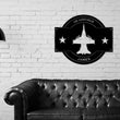 Load image into Gallery viewer, Personalize Airforce Sign, Airforce Graduation gift, Piolot Sign, Jet Aircraft Sign, Metal Sign, Military Branch Sign, Retirement Gift, USAF