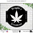 Load image into Gallery viewer, Custom Marijuana Sign, Weed Metal Wall Decor, Marijuana Dispensary Sign, Cannabis Wall Art, Marijuana Leaf Metal Sign, Gift for Stoners