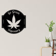 Load image into Gallery viewer, Custom Marijuana Sign, Weed Metal Wall Decor, Marijuana Dispensary Sign, Cannabis Wall Art, Marijuana Leaf Metal Sign, Gift for Stoners