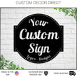 Load image into Gallery viewer, Custom Sign, Your Custom Text Metal Sign, Your Logo Here Sign, Metal Sign Custom, Your Text Here Sign, Custom Design Sign, Personalized Sign