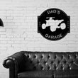 Load image into Gallery viewer, Four Wheeler Sign, Four Wheeler Parking Sign, ATV Sign, ATV Parking Sign, ATV Driver Gift, Garage Decor, Metal, Personalized Garage sign