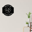Load image into Gallery viewer, Volleyball Sign, Volleyball Gift for Girls, Personalized Volleyball Sign for Girls room, Metal Volleyball Sign, Coach Sign, Sports Decor