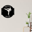 Load image into Gallery viewer, Karate Dojo Sign, Martial Arts Sign, Karate Metal Sign, MMA Gym Sign, Brazilian Jiu-Jitsu, Judo, Karate Dojo Decor, Taekwondo Custom Sign