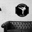 Load image into Gallery viewer, Karate Dojo Sign, Martial Arts Sign, Karate Metal Sign, MMA Gym Sign, Brazilian Jiu-Jitsu, Judo, Karate Dojo Decor, Taekwondo Custom Sign