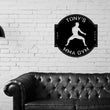 Load image into Gallery viewer, Custom MMA Metal Sign, Personalized Karate Sign, Martial Arts Dojo Decor, Gift for MMA Fighter, Karate Metal Wall Art, Judo, Jiu-Jitsu