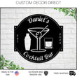 Load image into Gallery viewer, Personalized Bar Sign, Cocktail Bar, Bar Signs, Personalized Signs, Bar Decor, Man Cave, Custom Gift, Father's Day Gift, Custom Bar Sign