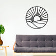 Load image into Gallery viewer, Sun rays Mountain Metal Wall Art, Home Decor, Sun Wall Decor, Sunrise Wall Art, İnterior Design, Housewarming Gift, Gift for Mom, Farmhouse