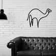 Load image into Gallery viewer, Camel Metal Wall Art, Camel Line Art, Camel Line Metal Art, Modern Metal Art, Metal Wall Art, Farmhouse Decor, One Line Art