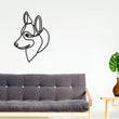 Load image into Gallery viewer, Dog Metal Wall Art, Dog Line Art, Animal Line Metal Art, Modern Metal Art, Metal Wall Art, Farmhouse Decor, One Line Art