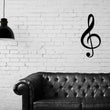 Load image into Gallery viewer, Metal Musical Note art, Music Symbol Decor, Musician Decor, Studio Wall art, Metal Wall art, Music notes Gift, Modern Wall art