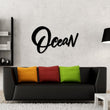 Load image into Gallery viewer, Ocean Metal Sign, Ocean Word Sign, Ocean Street Sign, Home Decor, Beach House Decor, Ocean Gift, Beach House Sign, Ocean Metal Word