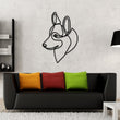 Load image into Gallery viewer, Dog Metal Wall Art, Dog Line Art, Animal Line Metal Art, Modern Metal Art, Metal Wall Art, Farmhouse Decor, One Line Art