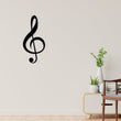 Load image into Gallery viewer, Metal Musical Note art, Music Symbol Decor, Musician Decor, Studio Wall art, Metal Wall art, Music notes Gift, Modern Wall art